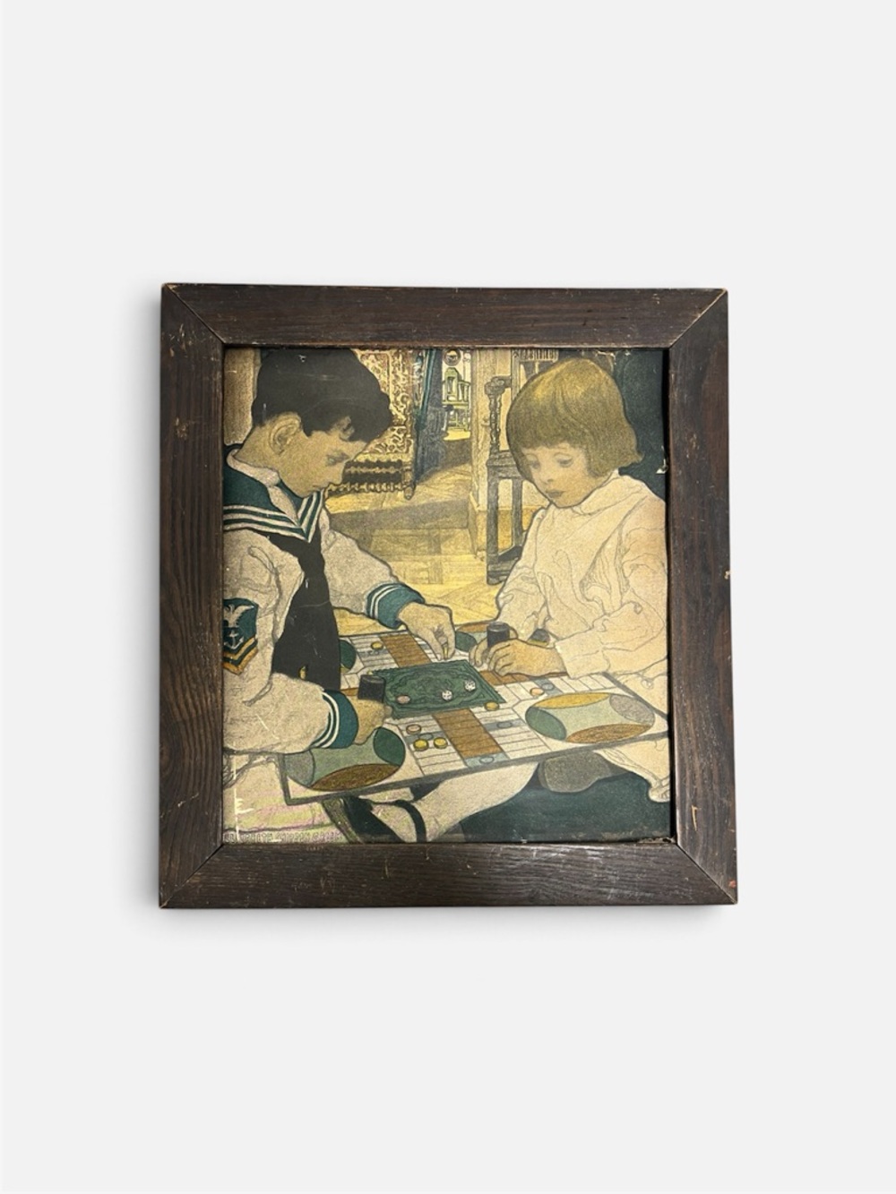 Elizabeth Shippen Green Colored Illustration Litho c1910. Signed